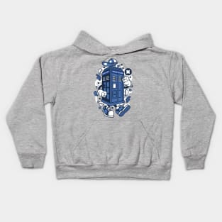 Police callbox Kids Hoodie